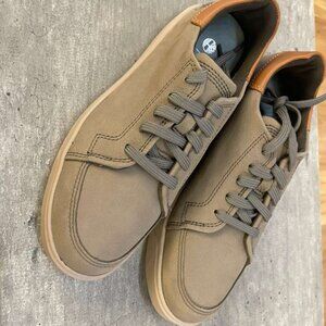 TIMBERLAND MEN'S EMERSON STRECT LOW LACE SNEAKER MEDIUM GREY NUBUCK A6BVJ-EL8